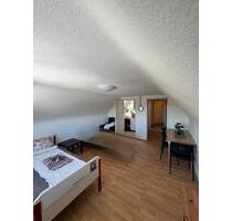 Helle möblierte 1-Zimmer-Dachgeschosswohnung mit seperater Küche - Neu-Isenburg