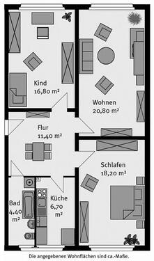 Foto - Etagenwohnung in Leipzig