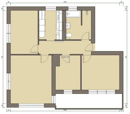 Foto - Hochwertige und vor kurzem renovierte 4-Zimmer-Wohnung