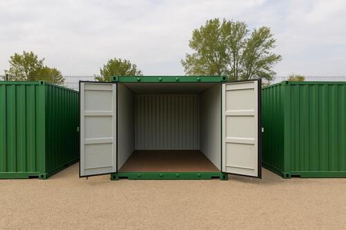 Foto - Trockenes Lager - Lagercontainer- trocken, sicher und beleuchtet