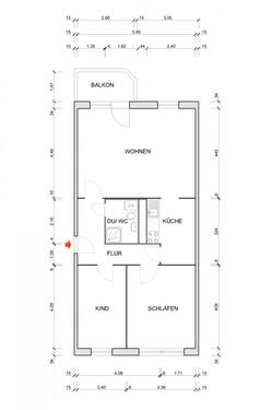Foto - 3 Zimmer Erdgeschoßwohnung zur Miete in Chemnitz