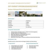 Neubau-Wohnportfolio (40 WE) | 795.000 € Miete | < 5.000 €m² - Kirchheimbolanden