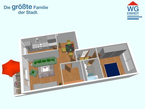 Foto - Etagenwohnung in Chemnitz zur Miete