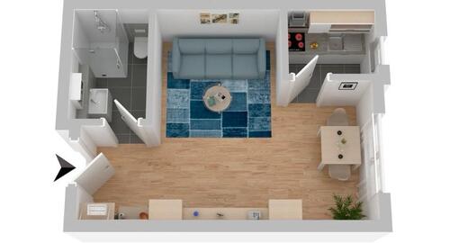 Foto - Schöne 1-Zimmer-Studentenwohnung