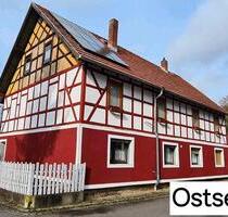 Wohnhaus mit großen Garage und Garten in Südthüringen - Meiningen