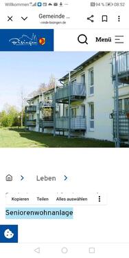 Foto - 2-Zimmer-Wohnung in Bisingen, Betreutes Seniorenwohnen