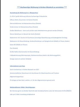 Foto - Hochwertige Wohnung in 47647 Kerken-Nieukerk zu vermieten