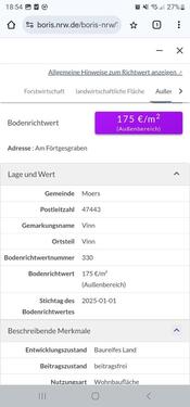 Foto - Grundstück in Moers-Holderberg - 60.000,00 EUR Kaufpreis, ca.  571,00 m²