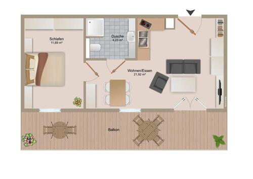 Foto - Etagenwohnung in Bad Laasphe zur Miete