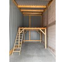 Große Lagerbox Garage mit eingebauter Mezzanine - Gaildorf