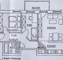 Wohnung Stadtmitte Plauen - 610,00&nbsp;EUR Kaltmiete, ca.&nbsp; 64,00&nbsp;m&sup2; in Plauen (PLZ: 08523)