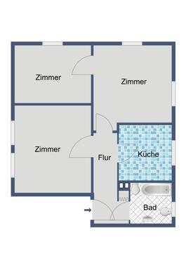 Foto - Etagenwohnung in Wolfhagen zur Miete