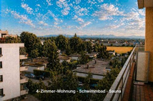 Foto - Prov-Frei 4-ZIMMER-WOHNUNG MIT SÜDBALKON, POOL & SAUNA IN OLCHING