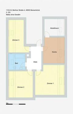 Foto - 3 Zimmer Etagenwohnung in Bersenbrück