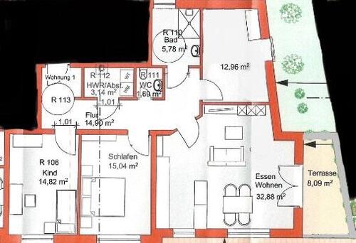 Foto - Etagenwohnung in Schifferstadt