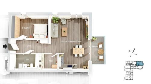 Foto - Etagenwohnung in Bochum zur Miete