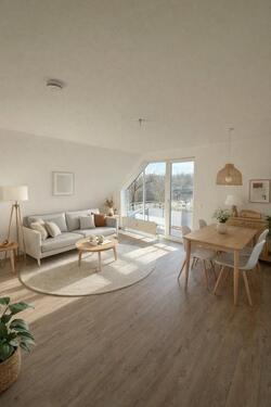 Foto - helle Dachgeschoß 3‑Zimmer‑Wohnung 70m² mit Balkon & Einbauküche Duschbad Dachboden Keller in Kiel Wellingdorf Nähe FH