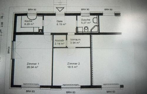 Foto - 2 Zimmer Erdgeschoßwohnung zur Miete in Billigheim