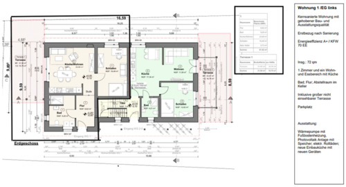 Foto - Kernsanierte 1-Zimmer Wohnung mit großer Terrasse in Os-Haste