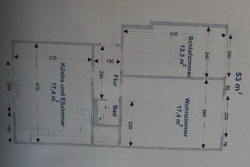 Foto - 2-Zi. Wohnung 