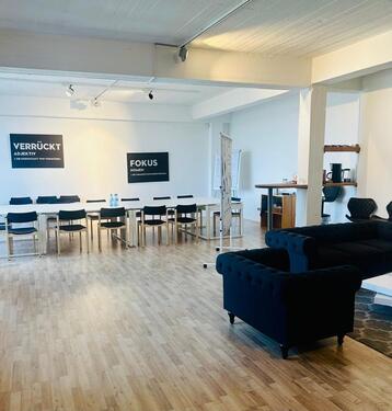 Foto - Schöner Bürobereich in stilvoll umgebauter ehemaliger Fabrikanlag