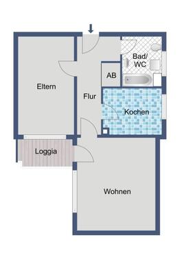 Foto - Etagenwohnung in Bad Hersfeld zur Miete