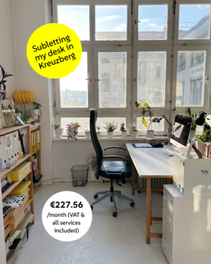 Foto - Schreibtisch in Kreuzberg – ab 1. Dezember