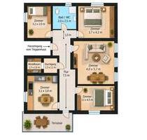Kernsaniert 4 Zimmer Wohnung mit großer Terrasse - Rinteln