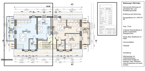 Foto - Kernsanierte 2-Zimmer Wohnung mit großen Balkon in Os-Haste