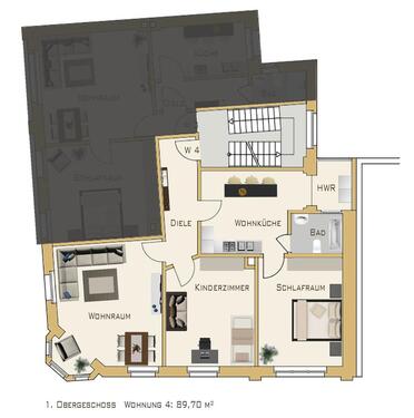 Foto - 3- Zimmerwohnung in Ennepetal Altenvoerde zu vermieten.
