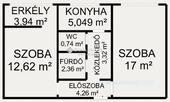 Foto - Eigentumswohnung in Budapest - 170.000,00&nbsp;EUR Kaufpreis, ca.&nbsp; 48,00&nbsp;m&sup2;