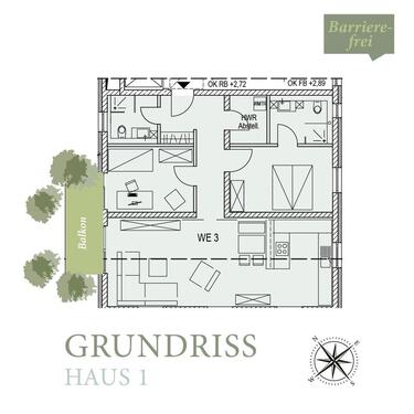 Foto - 3 Zimmer Etagenwohnung zum Kaufen in Künzell