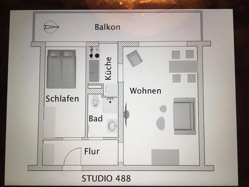 Foto - 2 Zimmer mit Balkon in ruhiger Lage von Neuhausen