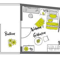 Möblierte Wohnung - Typ: Komfort mit Balkon - NUR für eine Person! - Berlin Neukölln