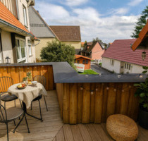 Ökologische 5-Zimmerwohnung mit Balkon und Garten direkt in Calden