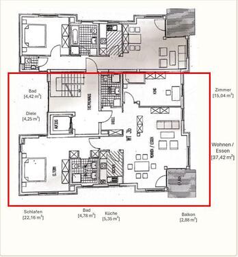 Foto - 3 Zimmer Etagenwohnung zum Kaufen in Saarlouis
