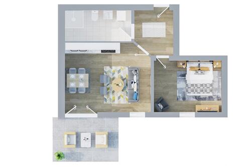 Foto - 3 Zimmer Etagenwohnung zur Miete in Scharbeutz