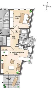 Foto - 2 Zimmer Etagenwohnung in Karlsruhe