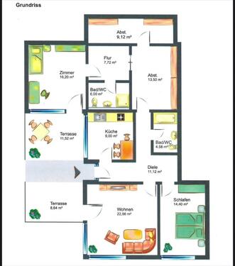 Foto - Traumhafte 3-Zimmer-Wohnung mit großer Terrasse
