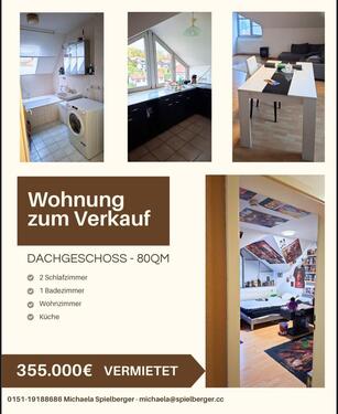 Foto - Dachgeschosswohnung in Donauwörth – 80 m² zum Verkauf