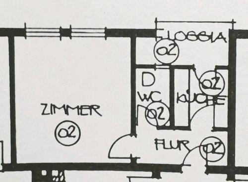 Foto - 1-Zimmer-Wohnung mit Loggia in Stuttgart-Rot zu vermieten