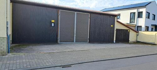 Foto - Lagerhalle Halle Maschinenhalle Gewerbehalle Logistik