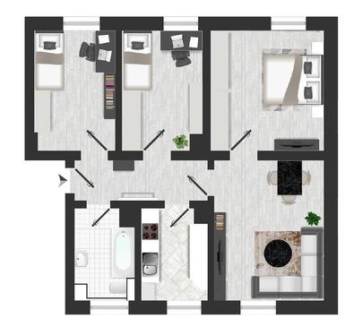 Foto - 4 Zimmer Etagenwohnung zur Miete in Dresden