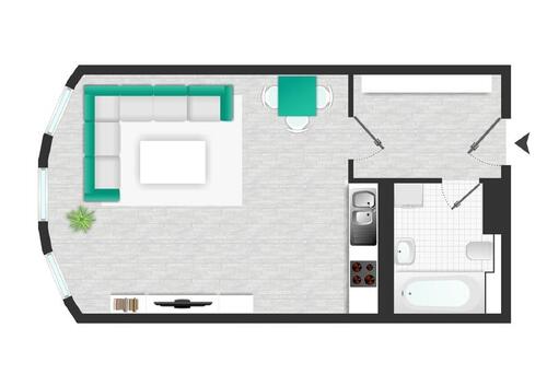 Foto - 1 Zimmer Etagenwohnung zur Miete in Dresden