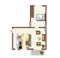 Schöne 2-Zimmer-Wohnung (mit Balkon) Berlin Tegel