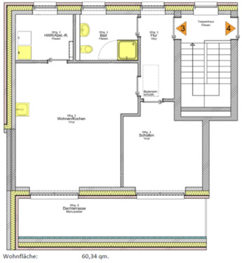 Foto - Etagenwohnung zur Miete in Hagen am Teutoburger Wald