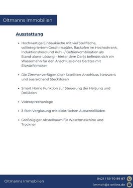 Foto - Erdgeschoßwohnung in Ganderkesee zur Miete