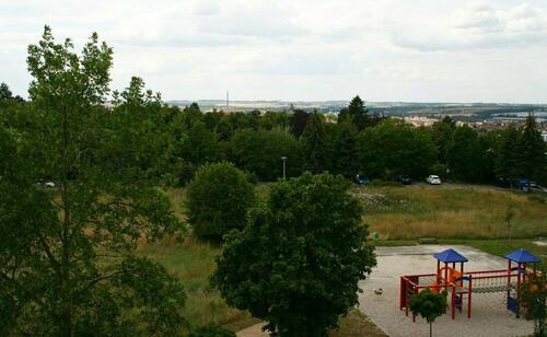 Foto - Große 1-Raumwohnung mit Einbauküche und tollem Blick