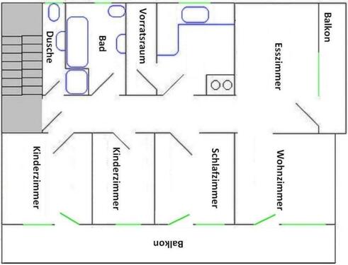 Foto - 5 Zimmer Etagenwohnung zur Miete in Höchenschwand