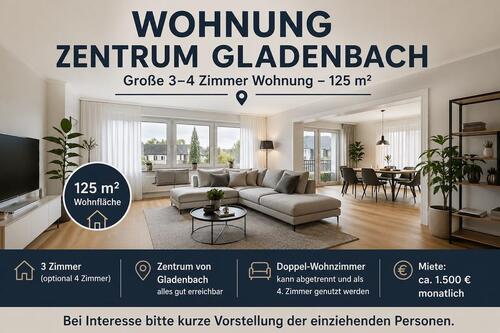 Foto - Große 3–4 Zimmer Wohnung (125 m²) im Zentrum von Gladenbach